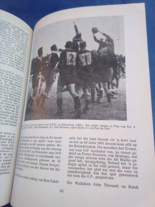 "Boland Rugby' Die Eerste Halfeeu. Soft cover.