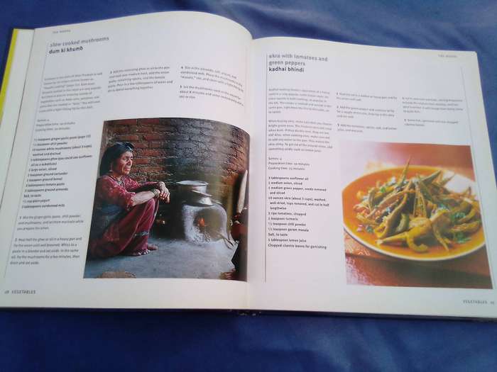 "India's Vegetarian Cooking". Hard copy.
