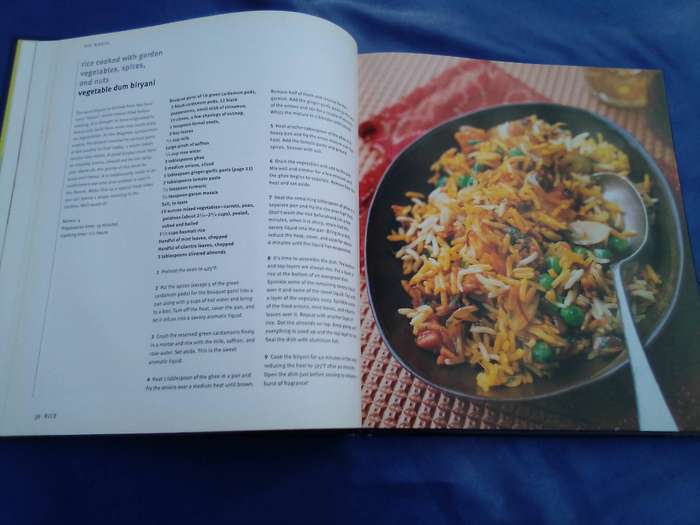 "India's Vegetarian Cooking". Hard copy.