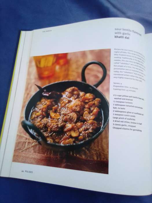 "India's Vegetarian Cooking". Hard copy.