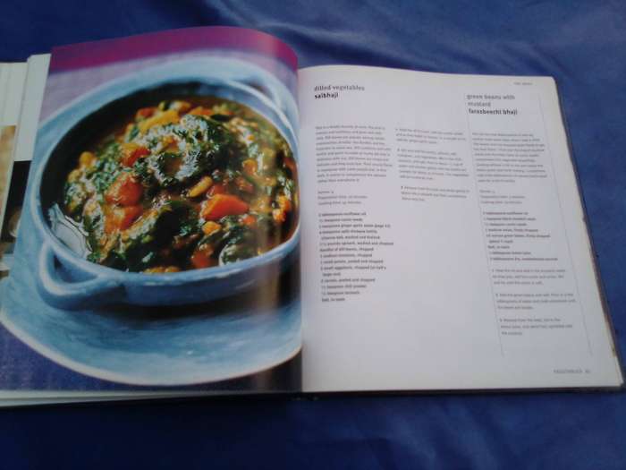 "India's Vegetarian Cooking". Hard copy.