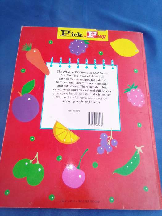 "The Pick 'n Pay book of Children's Cookery". Soft  cover.