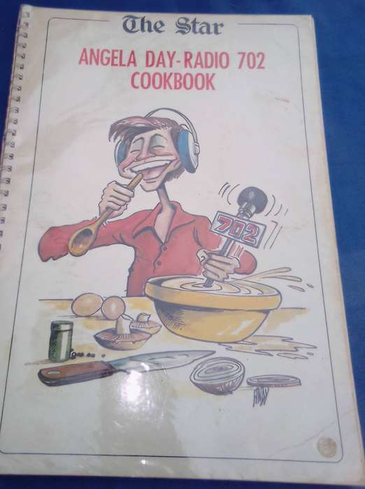 "The Star Angela Day-Radio 702 Cookbook". Soft  cover.