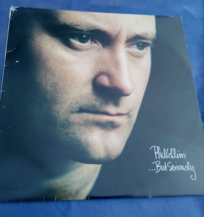 L.P. Vinyl Record.. Phil Collins.  But Seriously.   VG  VG