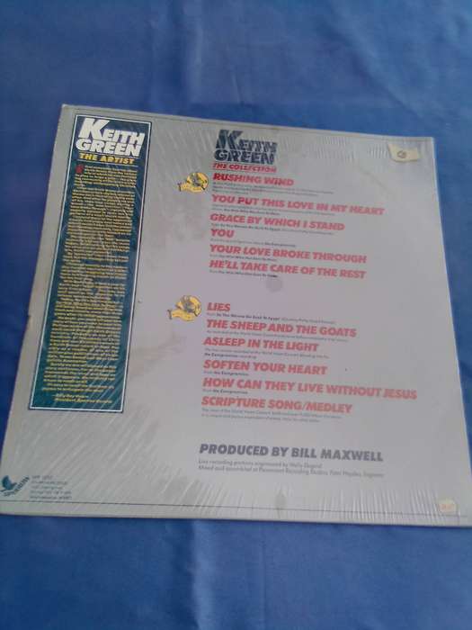 L.P. Vinyl Record.. The Keith Green Collection. VG  VG