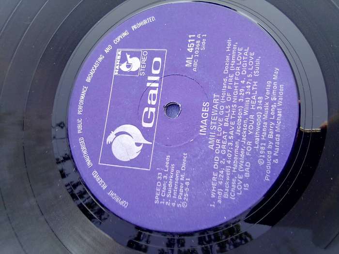 L.P. Vinyl Record. Amii Stewart.  Images.  VG  VG