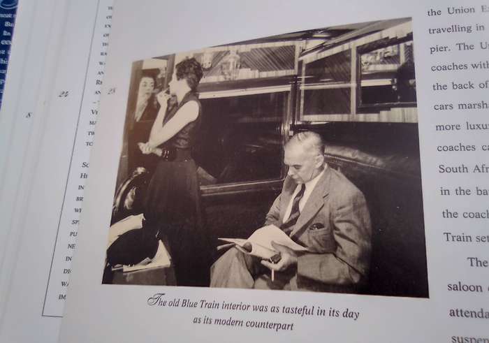 "The Blue Train"  Hard cover.