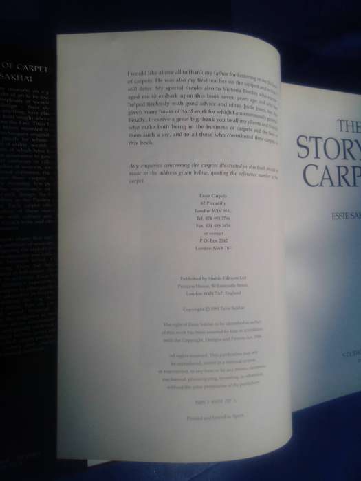 "The Story of Carpets"  Hard copy.