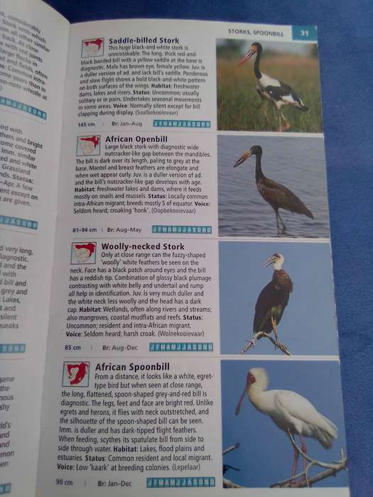 "Pocket guide Birds of Southern Africa". Soft cover.