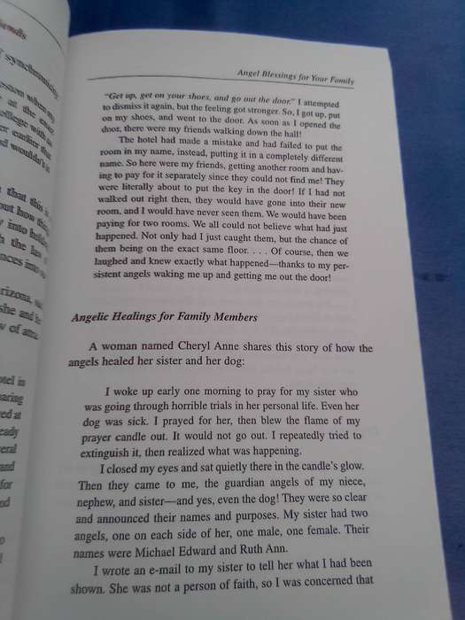"Healing with the Angels"  Soft cover.