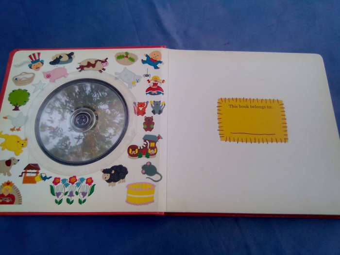 "Nursery Rhymes"`  Hard cover.