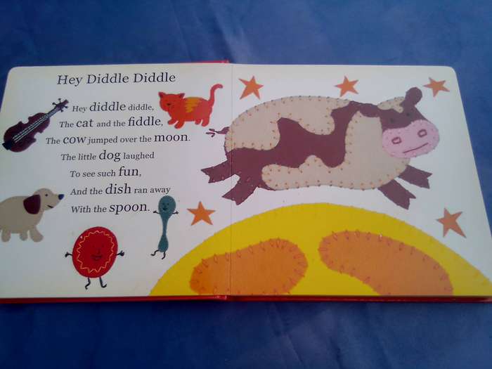 "Nursery Rhymes"`  Hard cover.