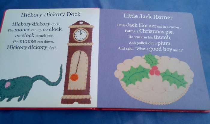 "Nursery Rhymes"`  Hard cover.