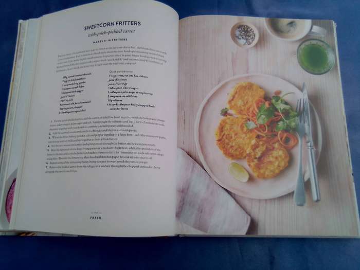 "Cook Share Eat Vegan". Hard cover.