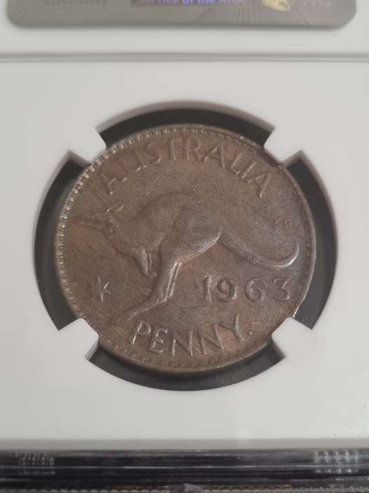 Australia: 1963 AU50BN 1 Penny