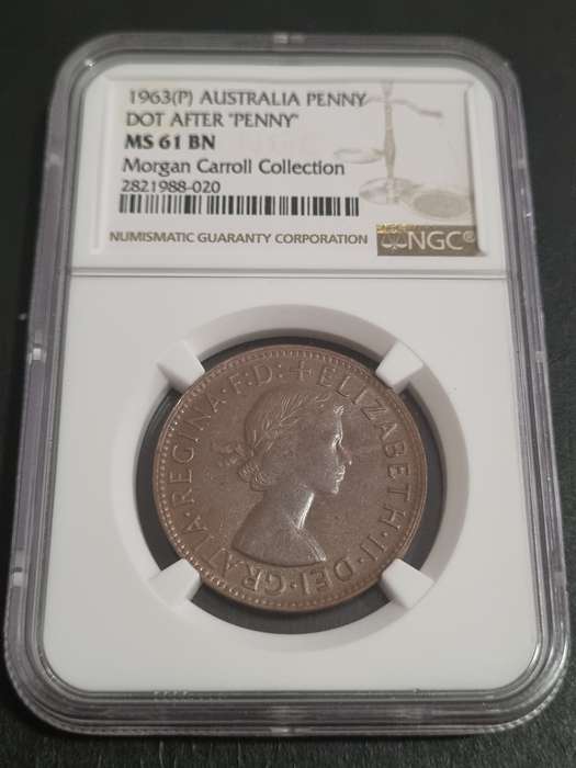 Australia: MS61BN 1963(P) 1 Penny