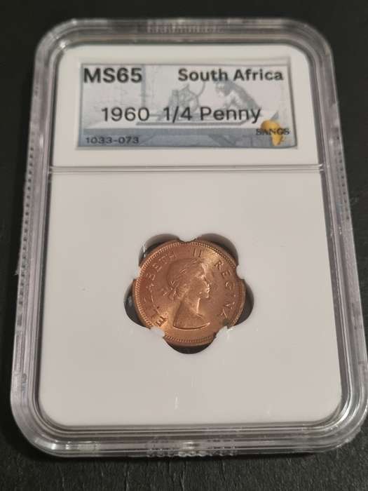 Union S.A: MS65RD 1960 Quarter Penny