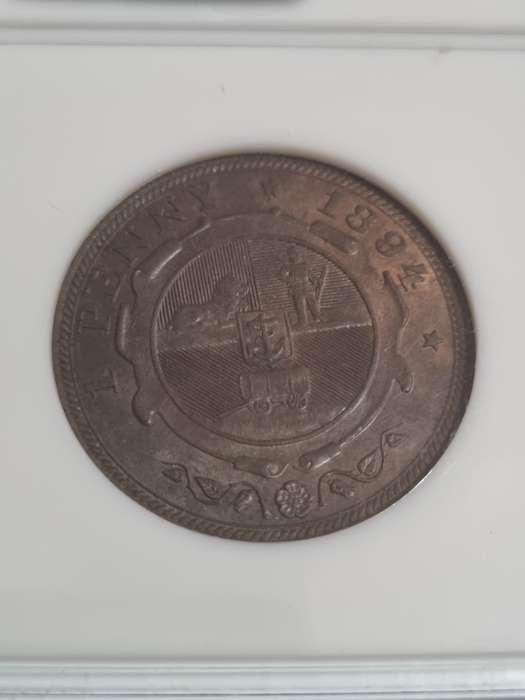 ZAR: MS63 1894 1 Penny