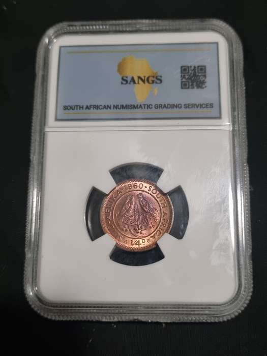 South Africa: MS61 1960 ¼ Penny