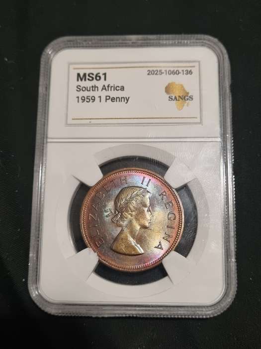 South Africa: MS61 1959 1 Penny
