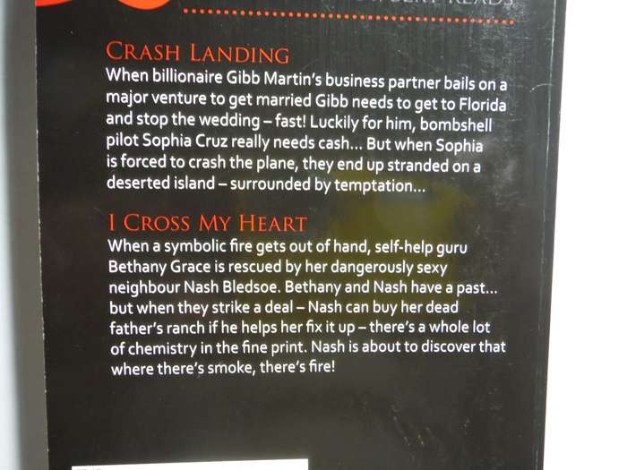 Mills & Boon 2 in 1 - Paperback - Crash Landing and I Cross My Heart