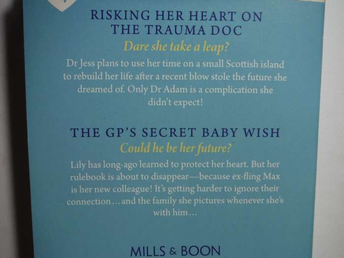 Mills & Boon 2 in 1 - Paperback - Risking Her Heart on the Trauma Doc and The GP's Secret Baby Wish