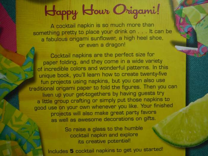 Cocktail Napkin Origami - Hardcover - Duy Nguyen