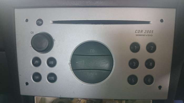 SIEMENS CDR 2005 VDO CHROME FRONT FACE WITH CODE R1200