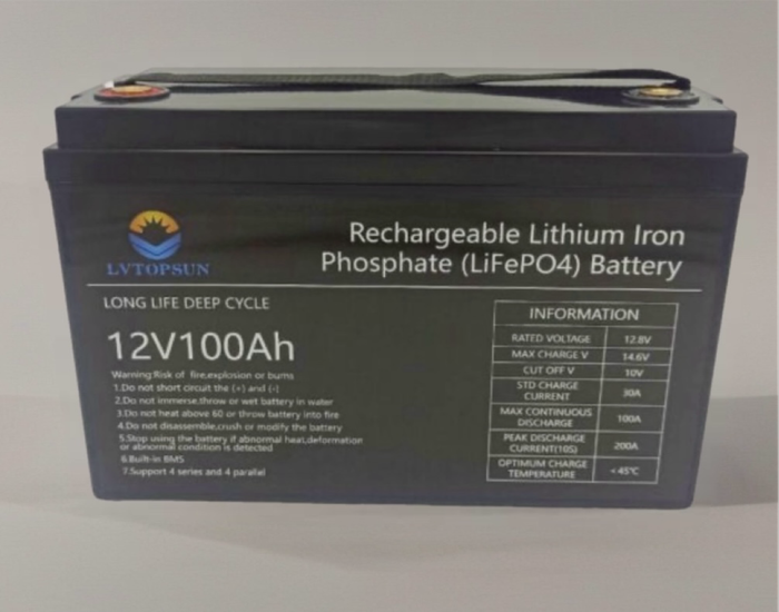 12V 100Ah LiFePO4 Lithium Battery