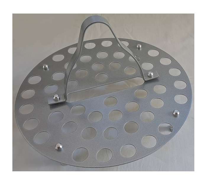 Holy Communion Tray Brushed Aluminium Stackable Tray 48-hole