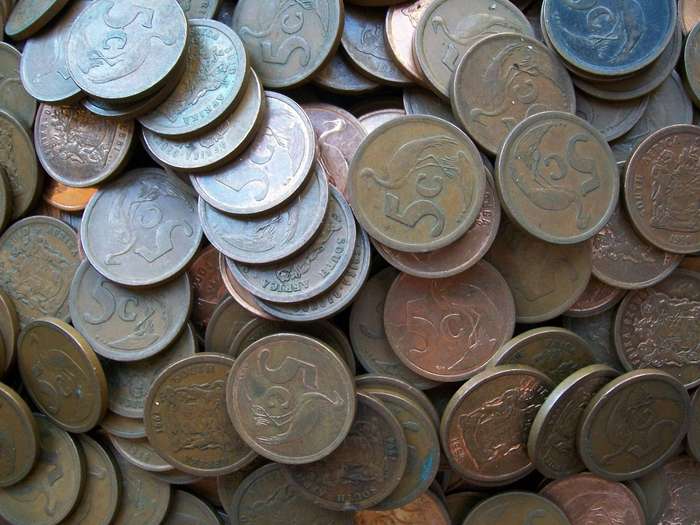 Over 850 Third Decimal circulated 5 Cent coin lot (dates not checked)