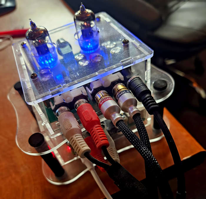 Valve Pre-Amplifier and Raspberry PI Streamer.