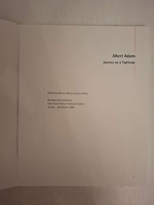 Albert Adams: Journey on a Tightrope