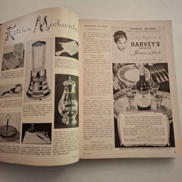 2 X Bound volumes of "Gourmet" magazine 1958 and 1962