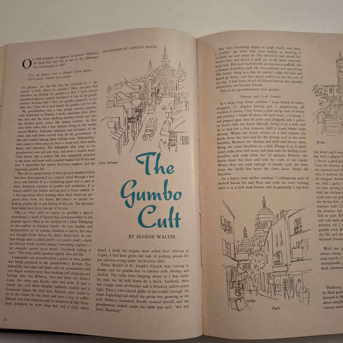 2 X Bound volumes of "Gourmet" magazine 1958 and 1962