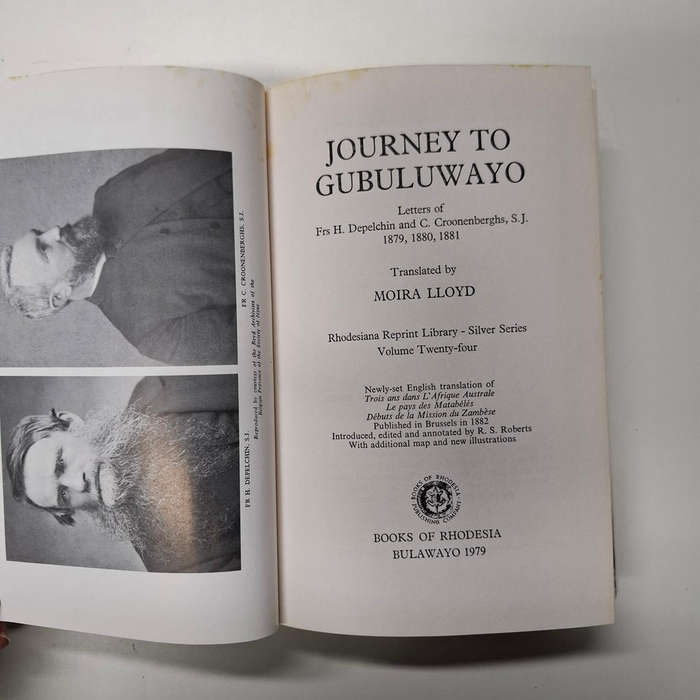 Journey to Gubuluwayo: Letters of Frs H. Depelchin and C. Croonenberghs, S.J. 1879, 1880, 1881 (Rhod