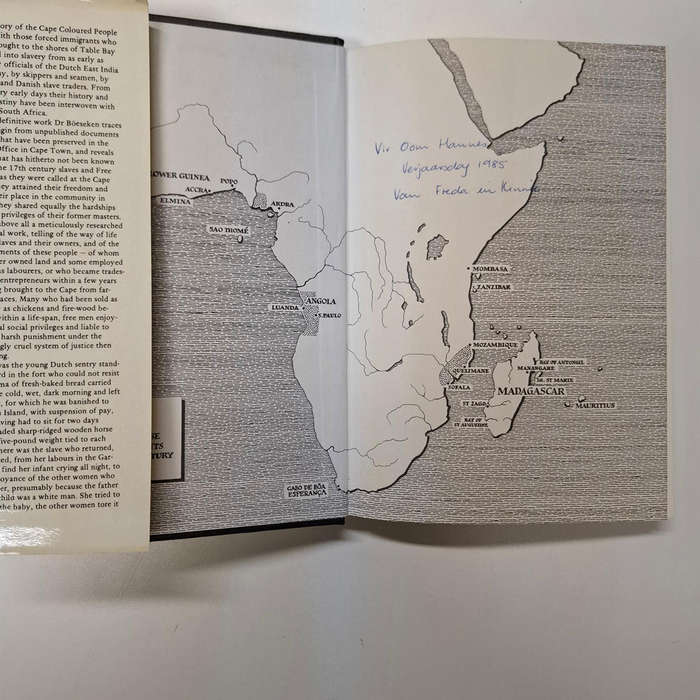 Slaves and Free Blacks at the Cape 1658  1700  (A J Boeseken)
