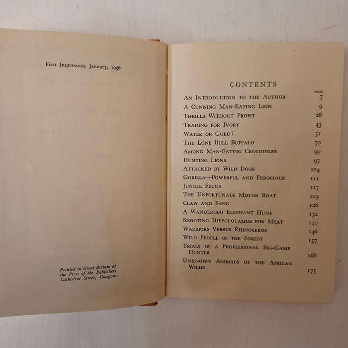 Hunting Big Game by John Alfred Jordan (1956)
