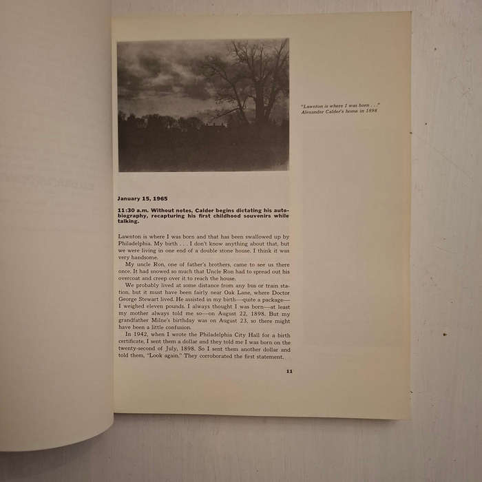 Calder, an Autobiography with Pictures