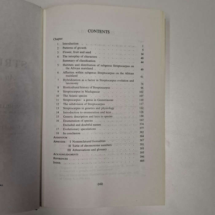 Streptocarpus: An African Plant Study (Hilliard, O. M., Burtt, B. L.)