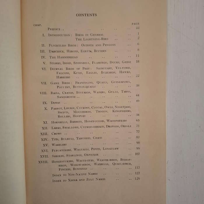 Bird-Lore of the Eastern Cape Province (Rev. Robert Godfrey) Bantu Studies, Monograph Series, No. 2