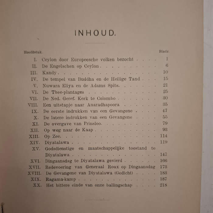 Ceylon en de Bannelingen (J N Brink)