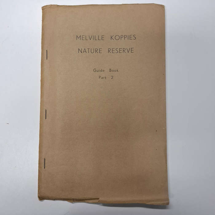 Flora of Melville Koppies Nature Reserve - 2 vols