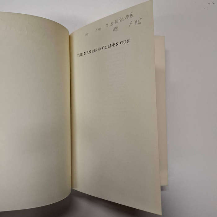 The Man with the Golden Gun (Ian Fleming) First Edition, second state