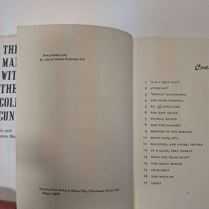 The Man with the Golden Gun (Ian Fleming) First Edition, second state