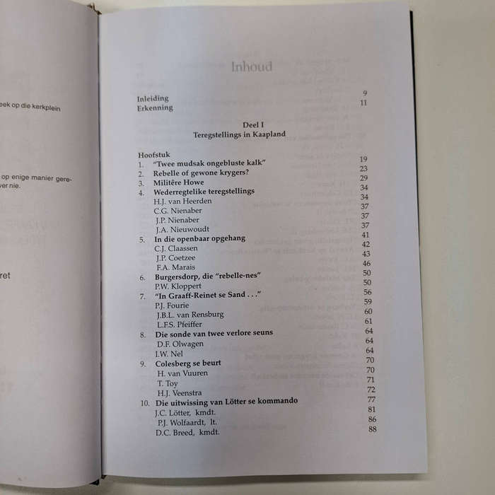 So Het Hulle Gesterf: Gedenkboek van Teregstellings van Kaapse Rebelle en Republikeinse Burgers Tyde