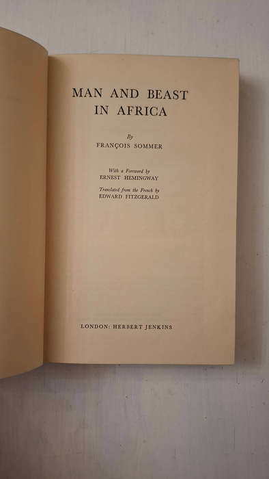 Man And Beast In Africa