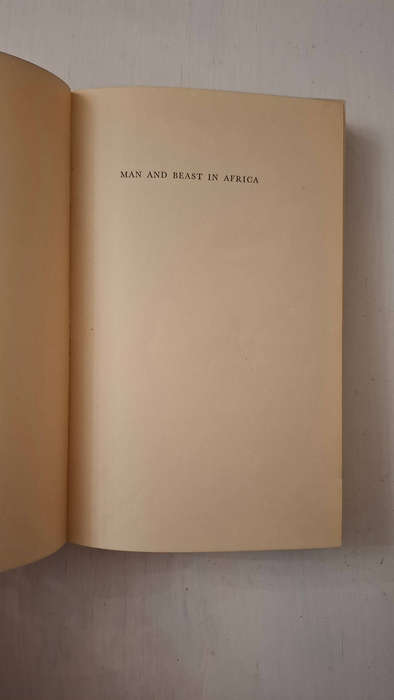 Man And Beast In Africa