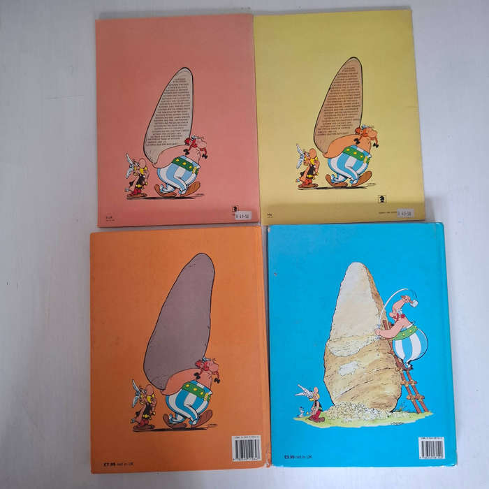 4 X  Asterix books