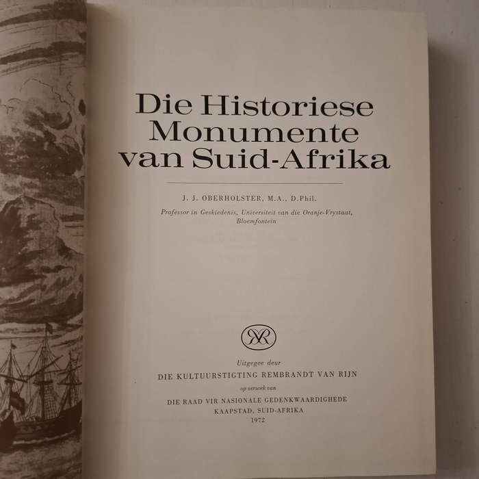 Die Historiese Monumente van Suid-Afrika  (J.J. Oberholster)